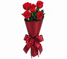 Букет 5 Красных роз Эдлесс Лав в Цагане Амане