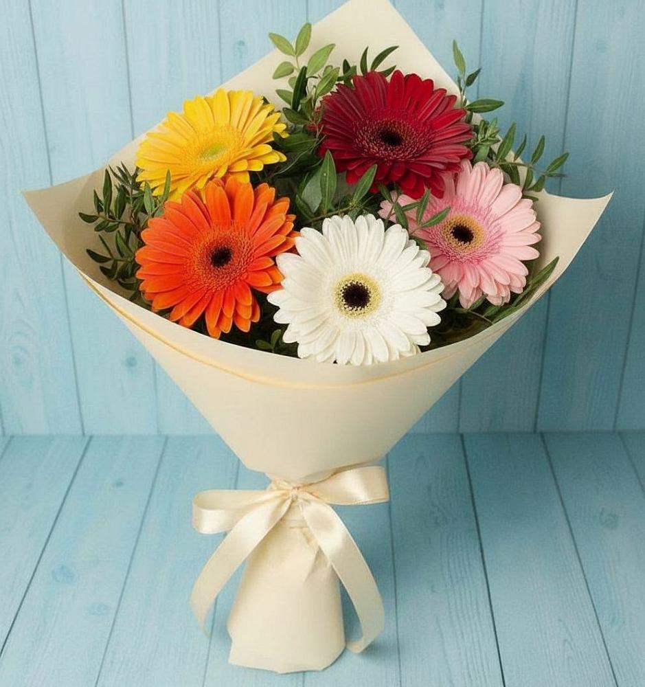 Букет цветов из: Герберы в Цагане Амане