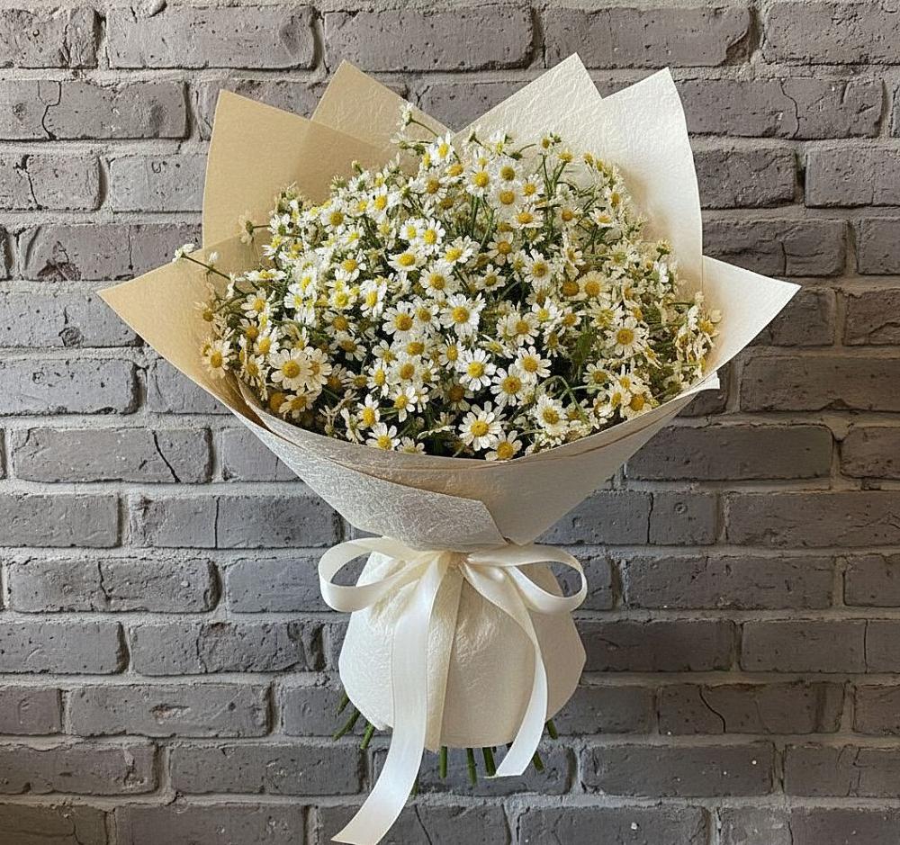 Букет цветов из: Ромашки в Цагане Амане