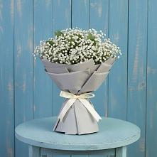 Букет цветов из:  Гипсофила в Цагане Амане
