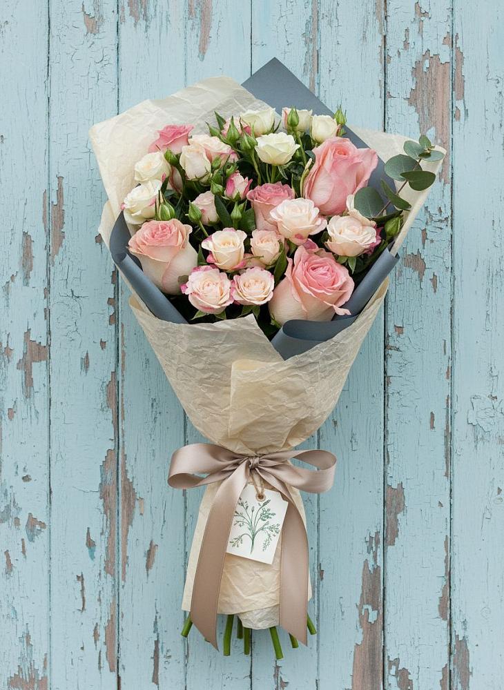 Букет цветов из: Розы в Цагане Амане