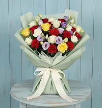 Букет цветов из:  Розы в Цагане Амане