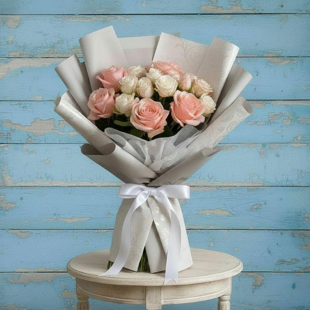 Букет цветов из: Розы в Цагане Амане