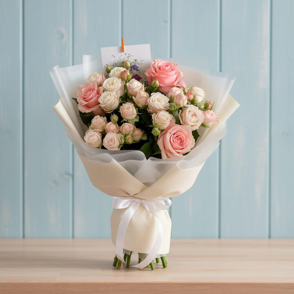 Букет цветов из: Розы в Цагане Амане