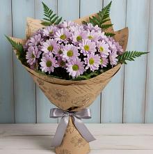 Букет цветов из:  Хризантемы #REPLACE_PRED# Цагане Амане