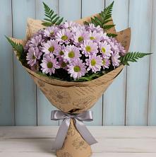 Букет цветов из:  Хризантемы в Цагане Амане