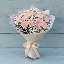 Букет цветов из:  Гвоздики в Цагане Амане