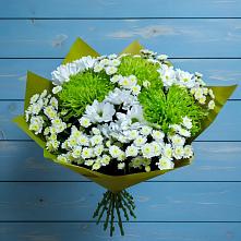 Букет цветов из:  Хризантемы в Цагане Амане