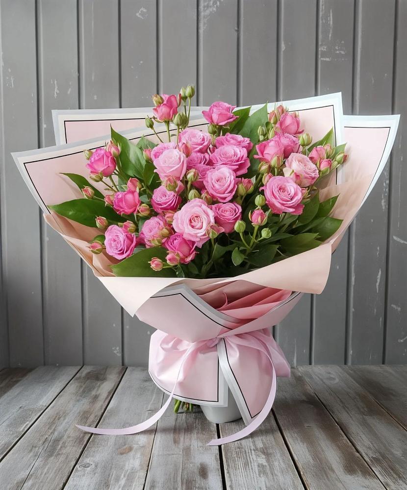 Букет Розовый кустик в Цагане Амане