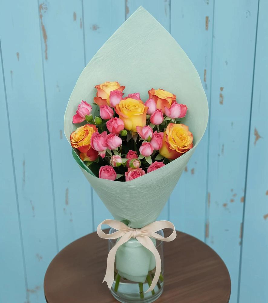 Букет цветов из: Розы в Цагане Амане