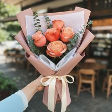 Букет цветов из:  Розы в Цагане Амане