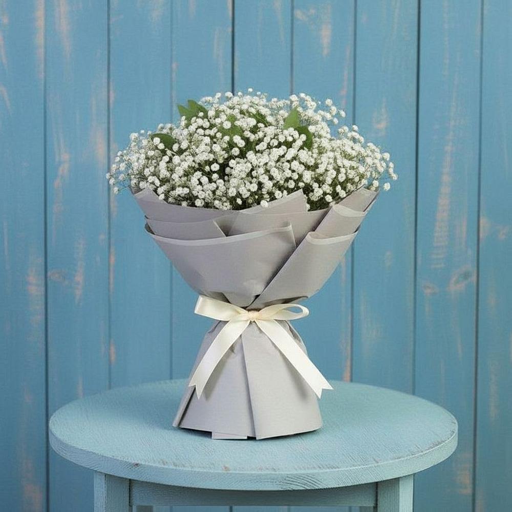 Букет цветов из: Гипсофила в Цагане Амане