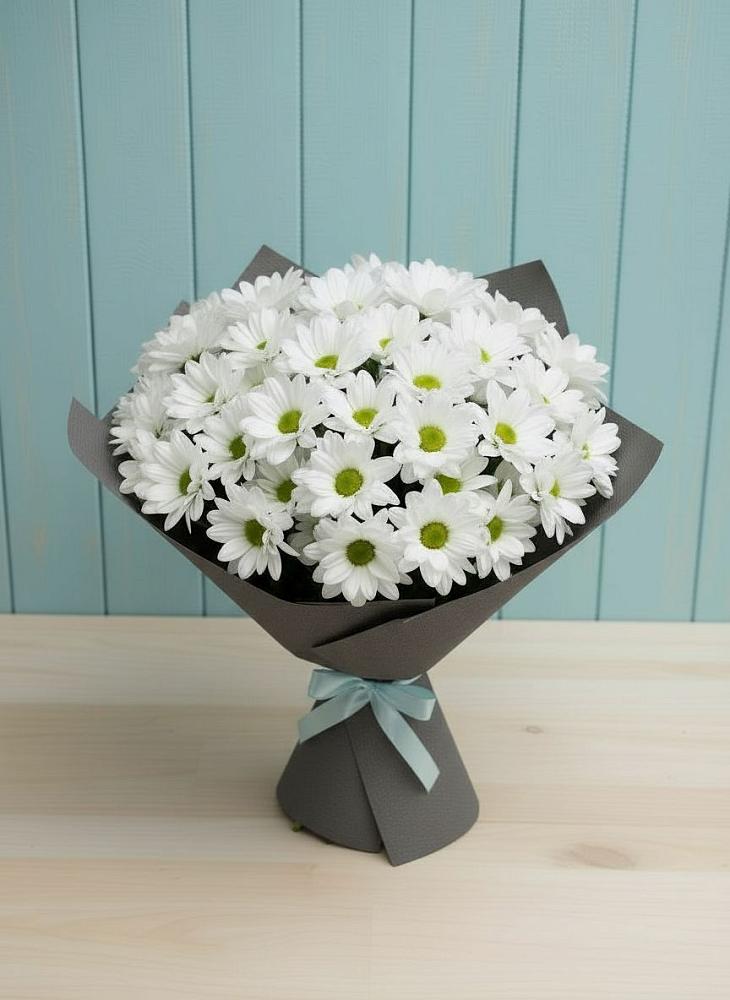 Букет цветов из: Хризантемы в Цагане Амане
