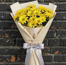 Букет цветов из:  Хризантемы в Цагане Амане