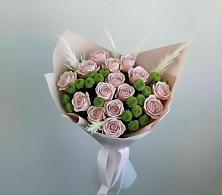 Букет цветов из:  Розы и Хризантемы в Цагане Амане