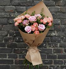 Букет цветов из:  Розы #REPLACE_PRED# Цагане Амане