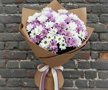 Букет цветов из:  Хризантемы в Цагане Амане