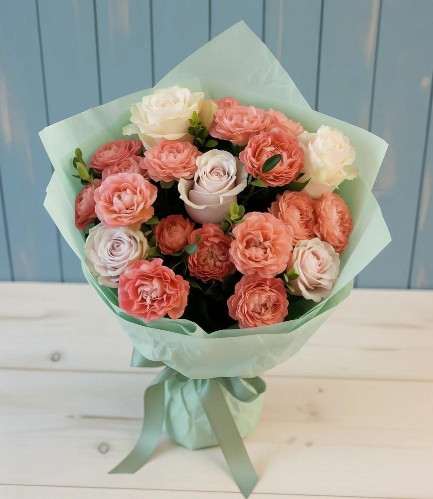 Букет цветов из: Розы в Цагане Амане