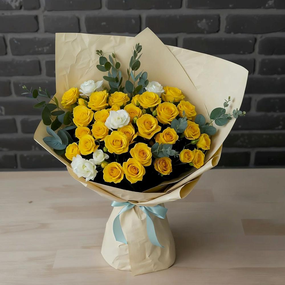 Букет цветов из: Розы в Цагане Амане