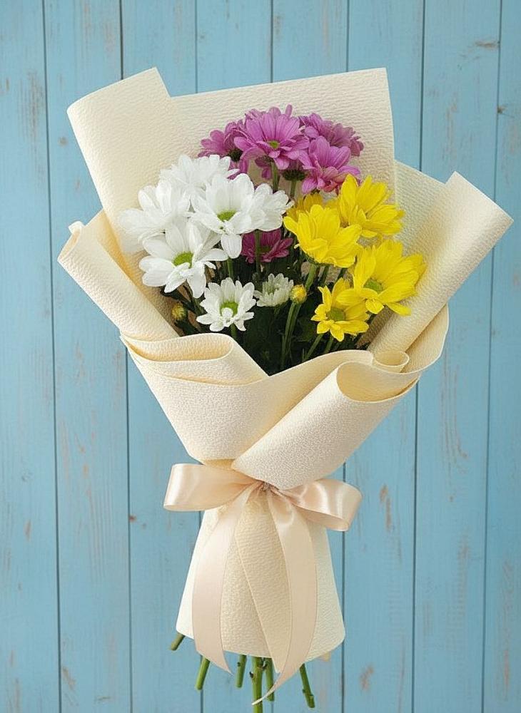 Букет цветов из: Хризантемы в Цагане Амане