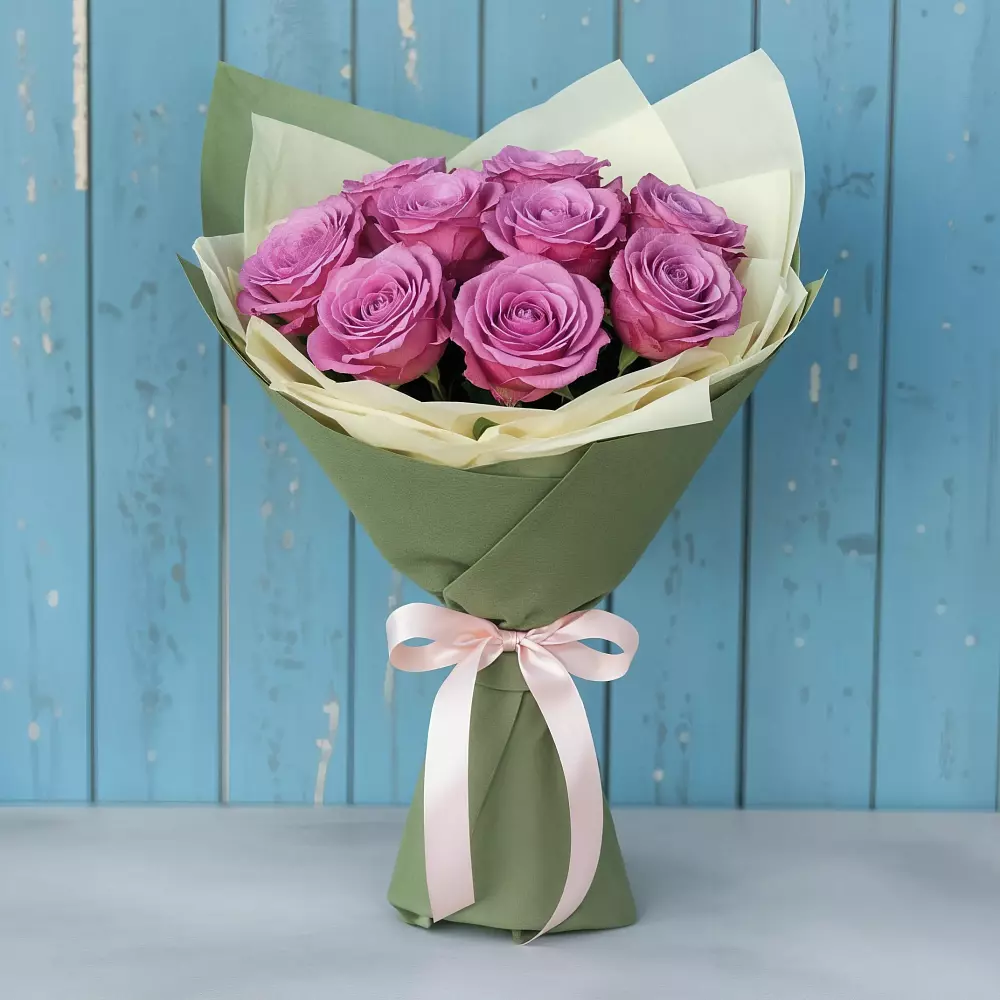 Букет Розы Фёрст Леди в Цагане Амане