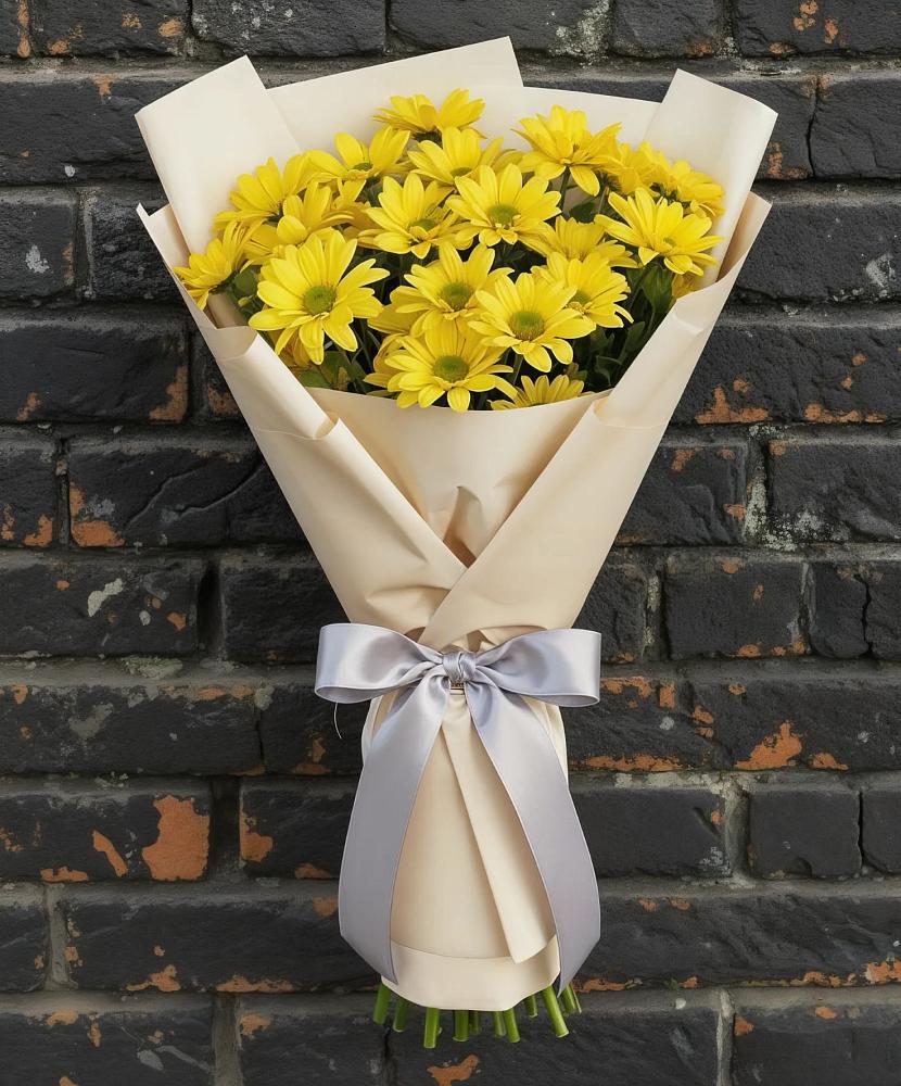Букет цветов из: Хризантемы в Цагане Амане