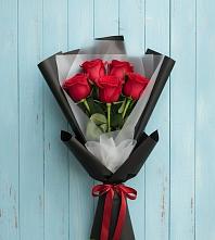 Букет цветов из:  Розы #REPLACE_PRED# Цагане Амане