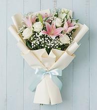 Букет цветов из:  Лилии в Цагане Амане