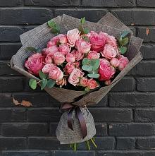 Букет цветов из:  Розы #REPLACE_PRED# Цагане Амане